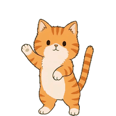 茶トラの動くスタンプ